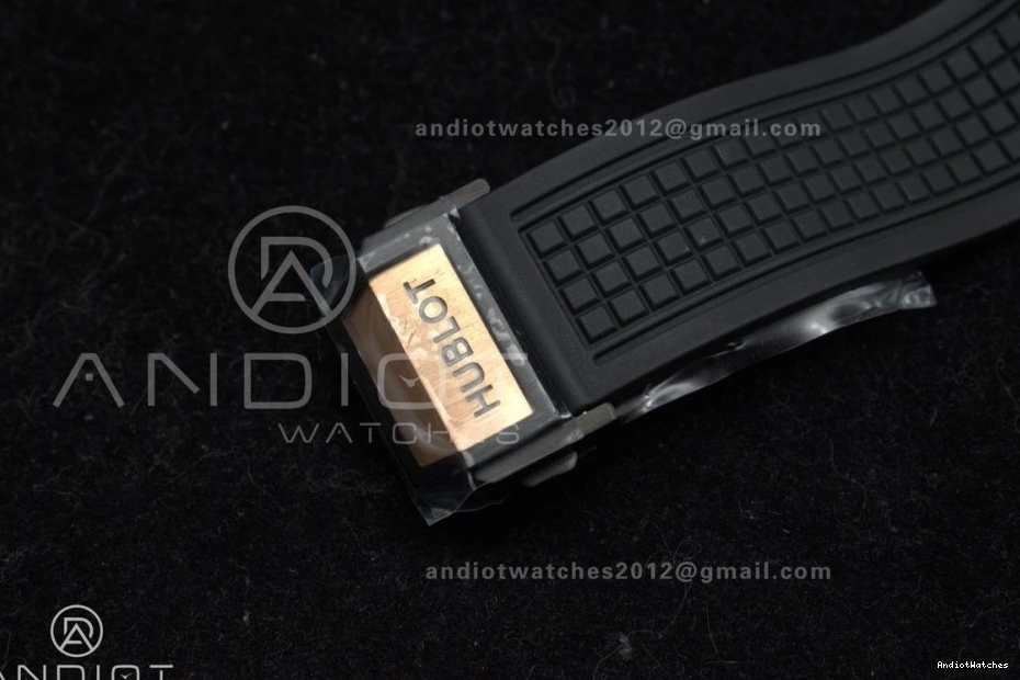 Unico on Dial Rubber Skeleton Bezel Square 42mm Black Affordable A Ceramic 1116 RG 1:1 BBF Bang Best Strap Edition 0107